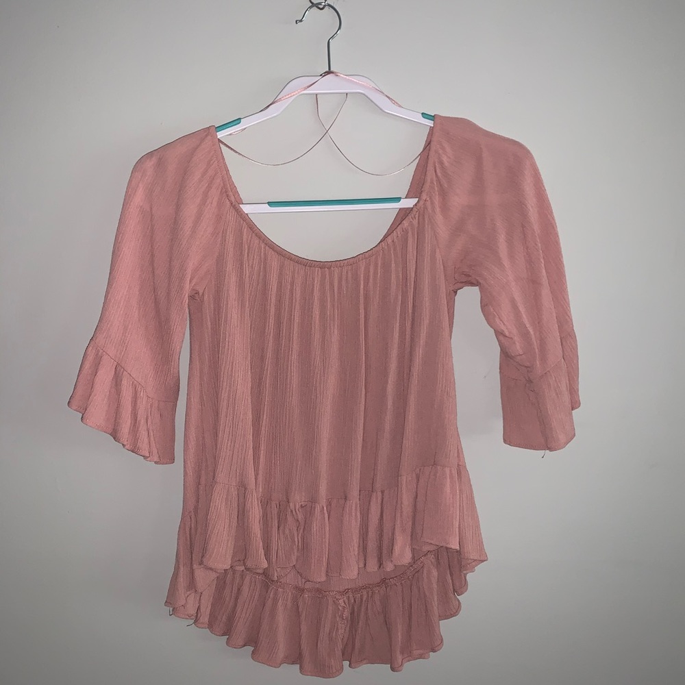 cute pink shirt!
